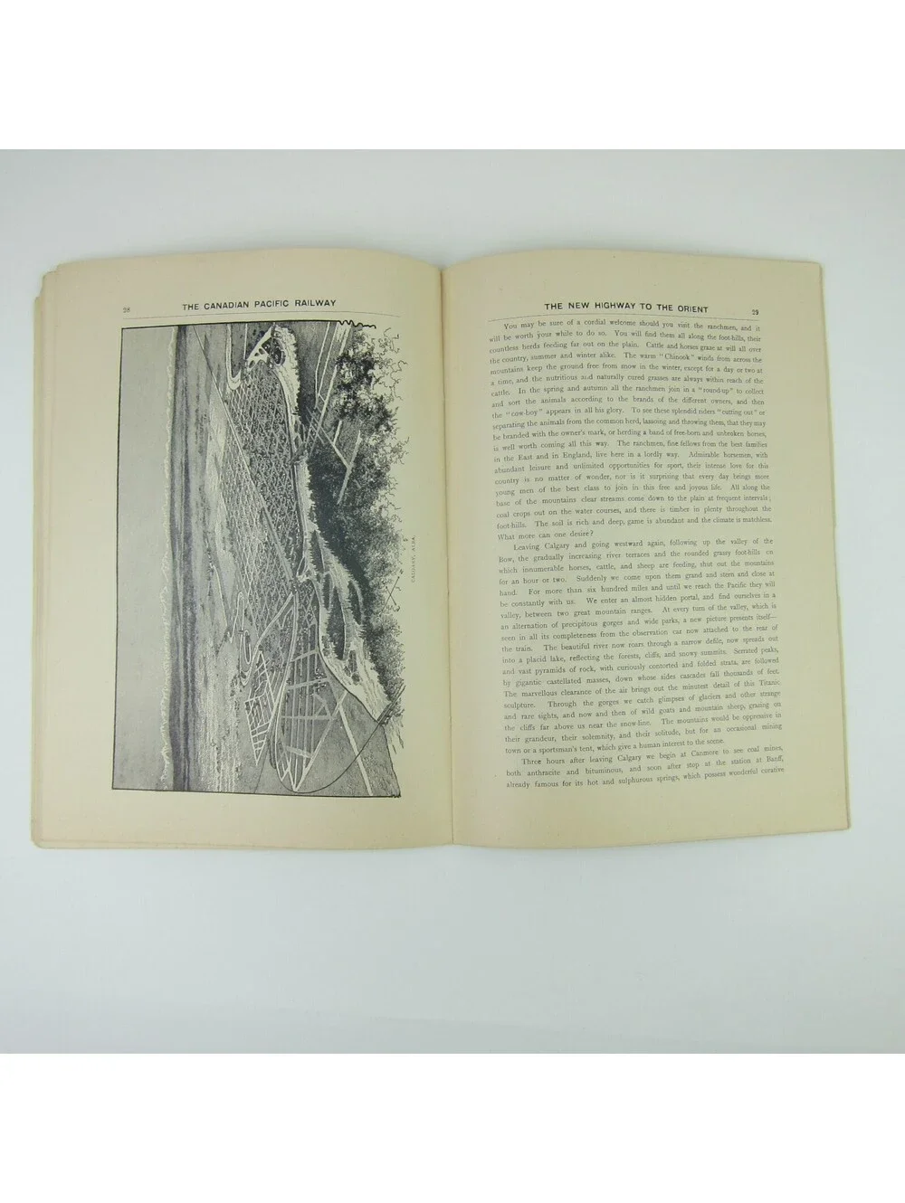 Canadian Pacific Railway Tour Book Canada Mountains Prairies Rivers Antique 1900